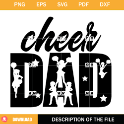 cheer dad svg, father day svg, sport dad svg,nfl svg, nfl foodball