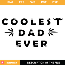 coolest dad ever svg dad svg,nfl svg, nfl foodball