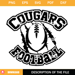 cougars football svg, cougars svg, sport football svg,nfl svg, nfl foodball