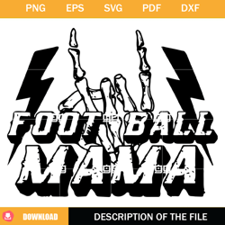 football mama svg, rockstar football mama svg, mom svg,nfl svg, nfl foodball