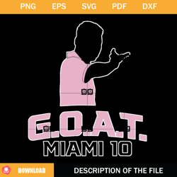 goat miami 10 svg, lionel messi goat svg, messi svg,nfl svg, nfl foodball