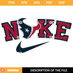 houston texans swoosh svg, nfl houston texans svg, nike houston texans svg,nfl svg, nfl foodball