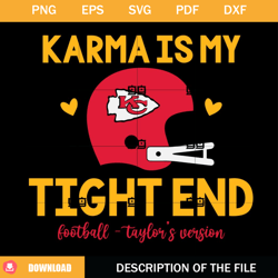 karma is my tightend svg, taylors version football svg, travis and taylor svg,nfl svg, nfl foodball