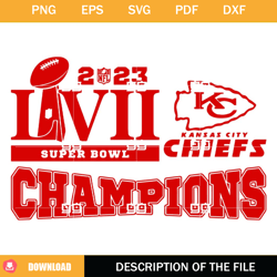 kansas city chiefs super bowl 2023 svg, superbowl lvii svg,nfl svg, nfl foodball