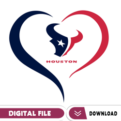 houston texans heart logo svg, houston texans svg, sport svg, football teams svg, nfl svg