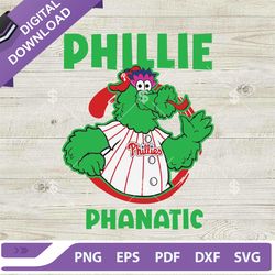 phillie phanatic gunnersaurus baseball svg, phillie phanatic svg, baseball logo svg, phillie team svg - lightspeedclubs