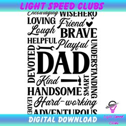 dad wisehero helpful devoted svg father quotes design