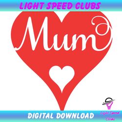 mum love mother day heart png