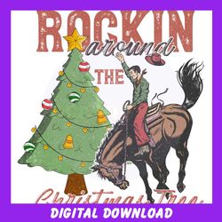 rocking around the christmas tree cowboy png