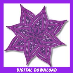 mandala pattern star mother day png