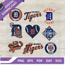 detroit tigers logo svg bundle, tiger baseball team svg, mlb baseball team svg png eps dxf,nfl svg - wolfpackbundle