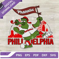philadelphia phillies phanatic mascot svg, phillies phanatic svg, phillies baseball mlbcricut,nfl svg - wolfpackbundle