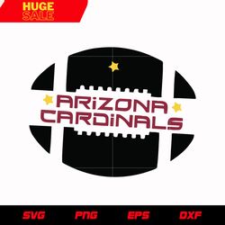 arizona cardinals ball svg, nfl svg, eps, dxf, png, digital file