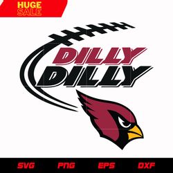 arizona cardinals dilly dilly svg, nfl svg, eps, dxf, png, digital file