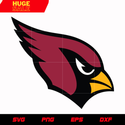 arizona cardinals primary logo svg, nfl svg, eps, dxf, png, digital file