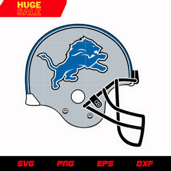 detroit lions helmet svg, nfl svg, eps, dxf, png, digital file