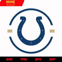 indianapolis colts circle logo svg, nfl svg, eps, dxf, png, digital file