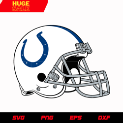 indianapolis colts helmet 2 svg, nfl svg, eps, dxf, png, digital file