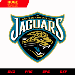 jacksonville jaguars logo svg, nfl svg, eps, dxf, png, digital file