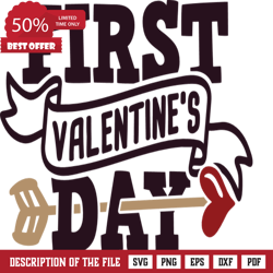 first valentines day, baby, 1st free svg file, valentine svg