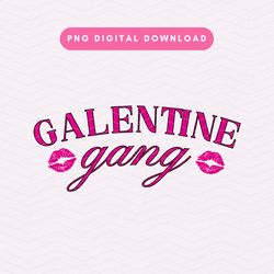 galentine gang png, galentines day sublimation graphic, feminine png, trendy valentines png, xoxo