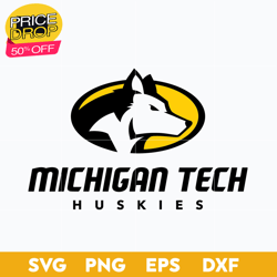 Michigan Tech Huskies Svg, Logo Ncaa Sport Svg, Ncaa Svg, Png, Dxf, Eps Download File, Sport Svg