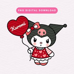 valentines day kawaii bunny png, kawaii bunny png, valentines day ku romi png, valentine hearts sublimation graphic