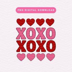 valentines day xoxo png, trendy valentines sublimation graphic, xoxo, y2k heart, trendy valentines day png, digital down