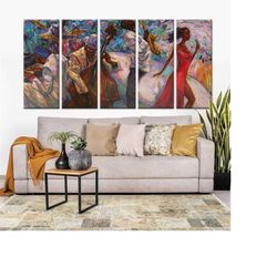 african jazz canvas print - african jazz art