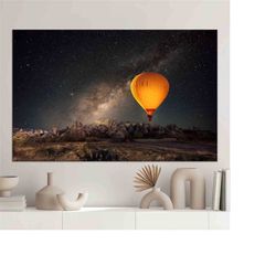 cappadocia hot air balloon, living room wall art,