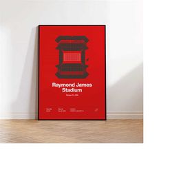 tampa bay buccaneers poster, raymond james stadium wall