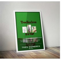 zz top poster print | tres hombres poster