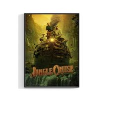 jungle cruise poster movie action adventure comedy film