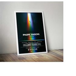 imagine dragons poster print | evolve poster |