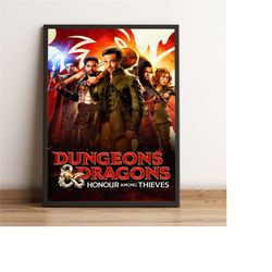 dungeons and dragons poster, honor among thieves wall