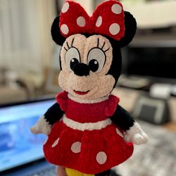 handmade minnie mouse toy , perfect for disney fans. adorable, soft, and meticulously crafted with attention to detail.
