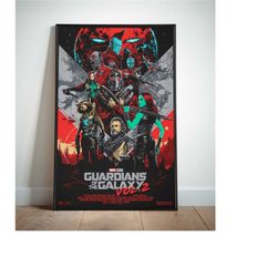 guardians of the galaxy poster, movie posters, canvas