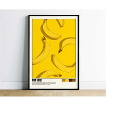 pop art poster, modern wall art print, pop