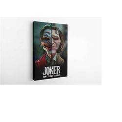 joker canvas printing, wall art, canvas wall art,