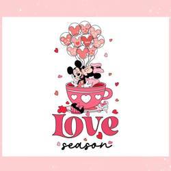 love season mickey minnie disney cup svg, valentine svg,valentine day svg,valentine day,happy valentine