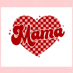 mama checkered heart valentines day svg, valentine svg,valentine day svg,valentine day,happy valentine