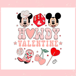 mickey and friends howdy valentine png, valentine svg,valentine day svg,valentine day,happy valentine