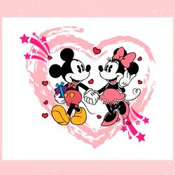 mickey minnie happy valentines day 2024 svg, valentine svg,valentine day svg,valentine day,happy valentine