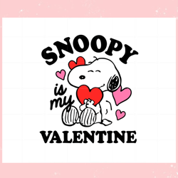 snoopy my valentine svg best graphic designs , valentine svg,valentine day svg,valentine day,happy valentine