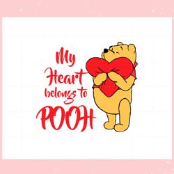 winnie the pooh valentines svg, valentine svg,valentine day svg,valentine day,happy valentine