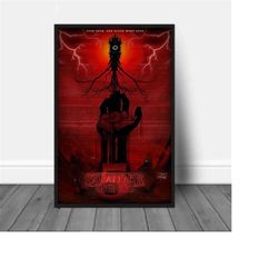 stranger things 5 final season 2024 home decor poster