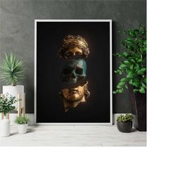 canvas wall art, home wall decor, print canvas, for home poster, the artistic wall art, home canvas, art poster,  statue