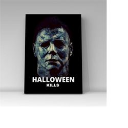 horror the 80s movie halloween michael myers wall art decor poster
