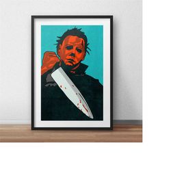 michael myers halloween poster