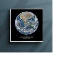 earth | nasa official poster | space print | galaxy | universe | astronomy